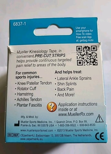 mueller kinesiology tape Pre-Cut Strips - Picture 3 of 5