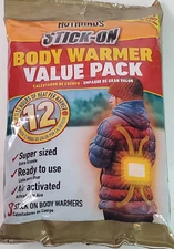 HotHands Stick-On Body Warmer Value Pack 8 Count exp 06/27 12 hrs of Heat
