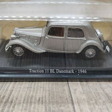VOITURE CITROEN TRACTION 11BL DANEMARK 1946 UH POUR ATLAS 1:43 NEUF BOITE