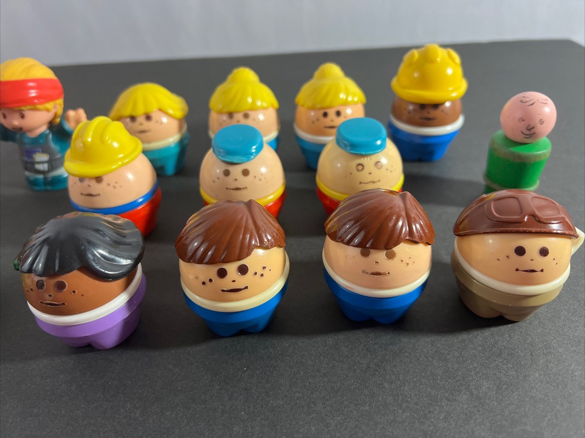【激レア】Shelcore ヴィンテージトイ　リトルタイクス、フィシャープライス Lot of 21 Vintage Little People Mattel Little Tykes Fischer