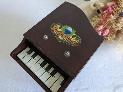 アンティーク　トイ　GRAND PIANO 15鍵 5線付き　昭和レトロ アンティーク トイ GRAND PIANO 15鍵 5線付き 昭和レトロ - メルカリ