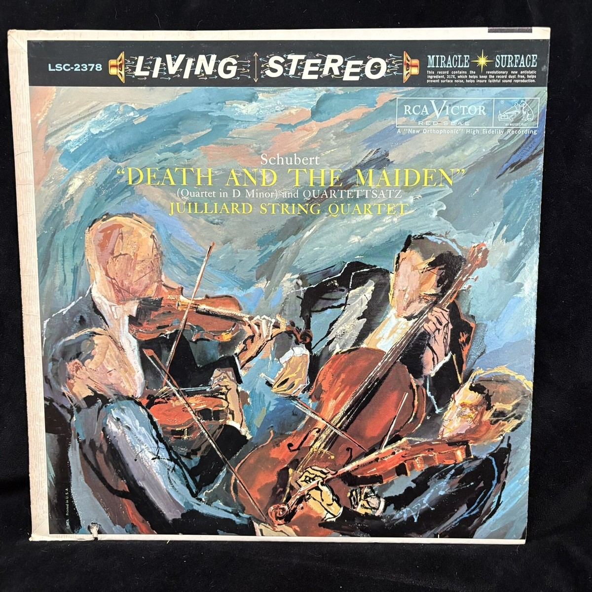 RCA Living Stereo LSC-2378 SCHUBERT Quartet #14 Death & Maiden