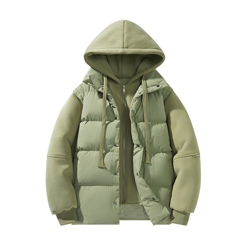 Men's Warm Winter Cotton Down Jacket Puffer Jacket Casual Coat Hot selling - Picture 8 of 25