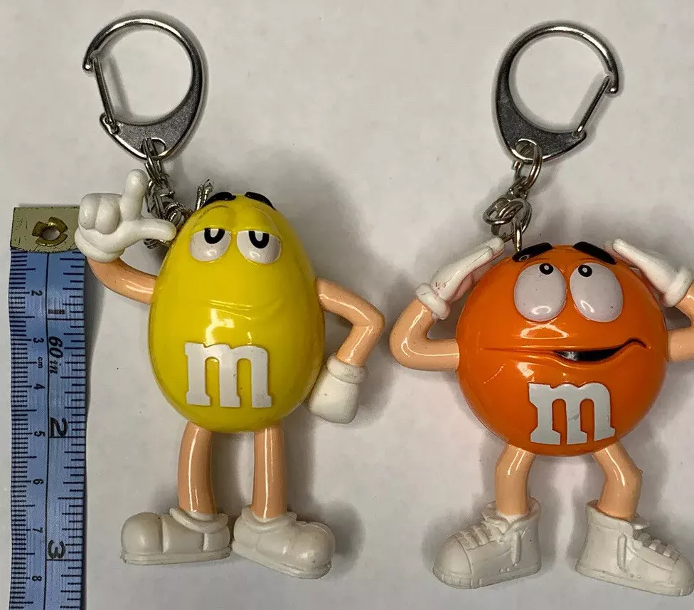 M M s set of 2 Flashlight M M Character Keychain Works