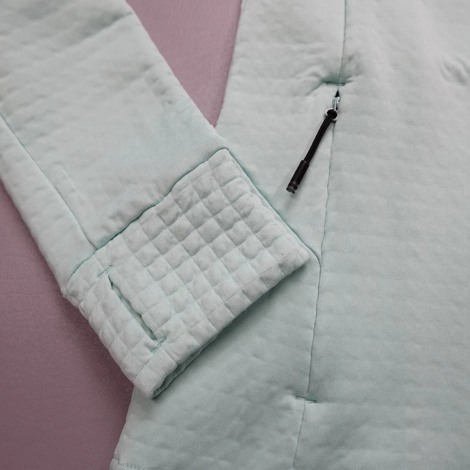 Rossignol Skpr Full-Zip Hoodie Polartec Fleece Warm Aqua Women’s Slim Fit Size M - Image 3 of 4