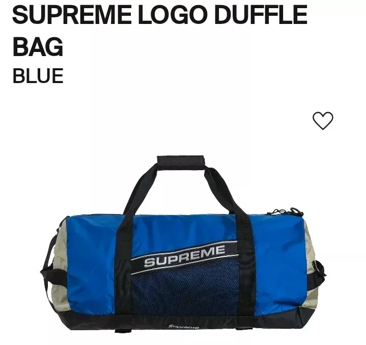 Sac de sport logo Supreme 3D FW23 (bleu)