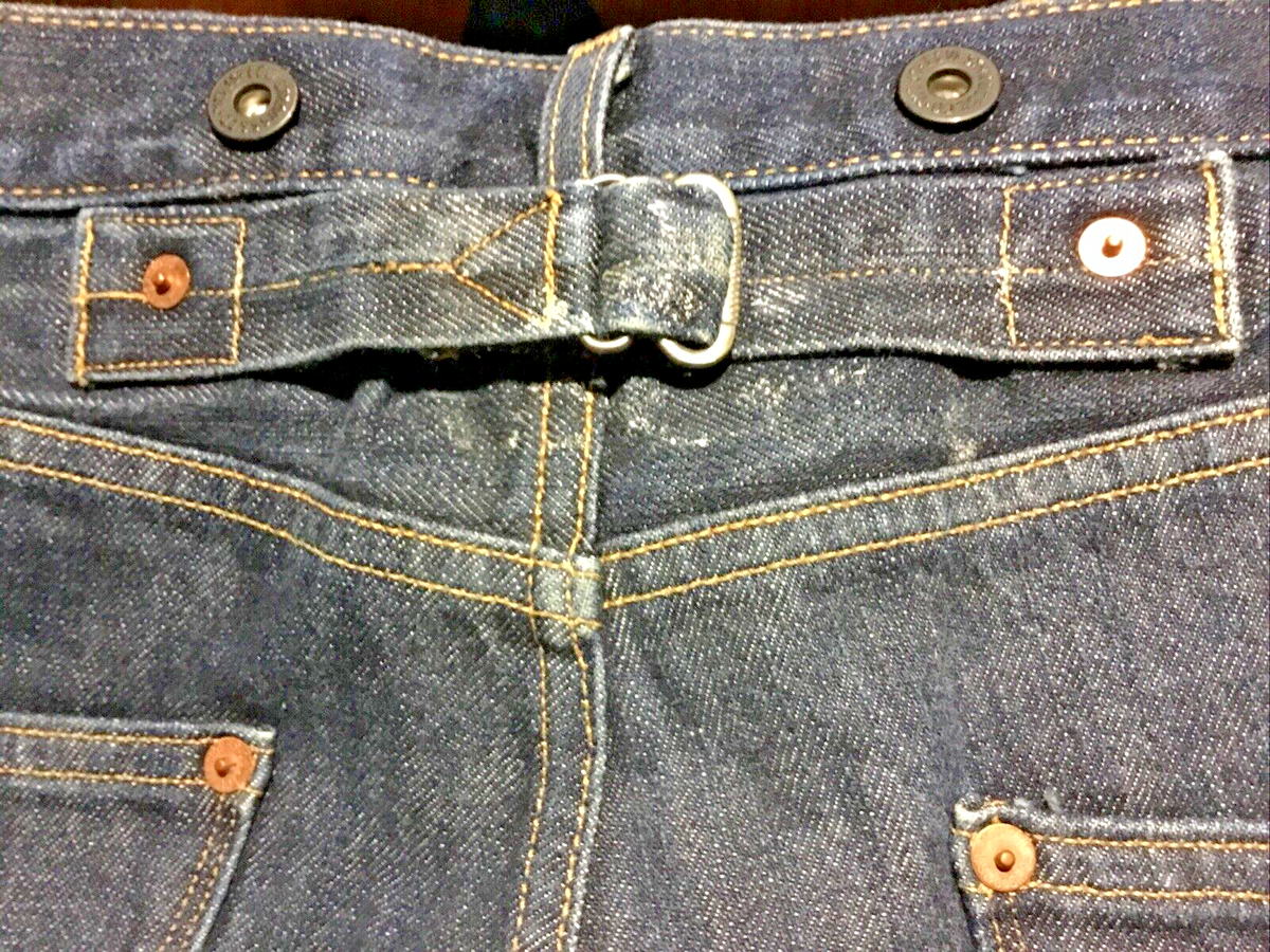 LVC Levi's 14 oz Denim Jeans Buckle Back Selvedge Size 34