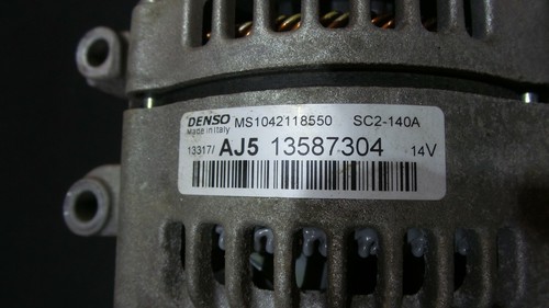 Opel Astra K Lichtmaschine Generator Lima Original Denso 87.284Km 13587304 - Picture 6 of 6