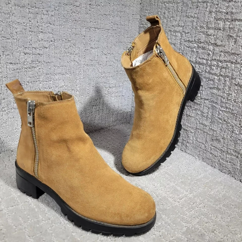 Botas Chelsea Urban Outfitter Lavorazione Artigiana Para Mujer Talla 8 Marrón Gamuza Foto 3 de 4