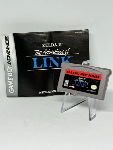 Zelda 2 II The Adventure Of Link Classic NES Series GBA Gameboy Advance W Manual