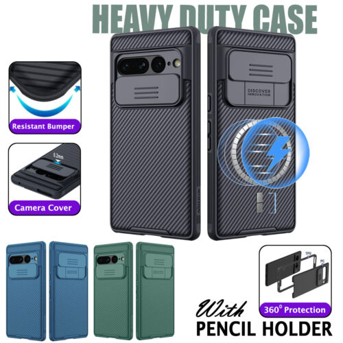 Nillkin For Google Pixel 8 7 Pro 7A 6 6A Back Camera Case Shockproof Cover - Picture 1 of 19