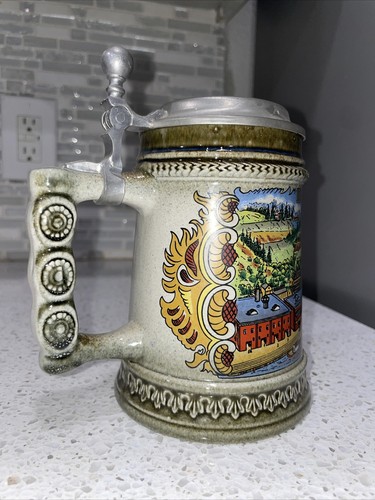 Olympia Brewing Co. Deckel Original Gerzit, Gerz 0,5 Liter Stein - Bild 3 von 9