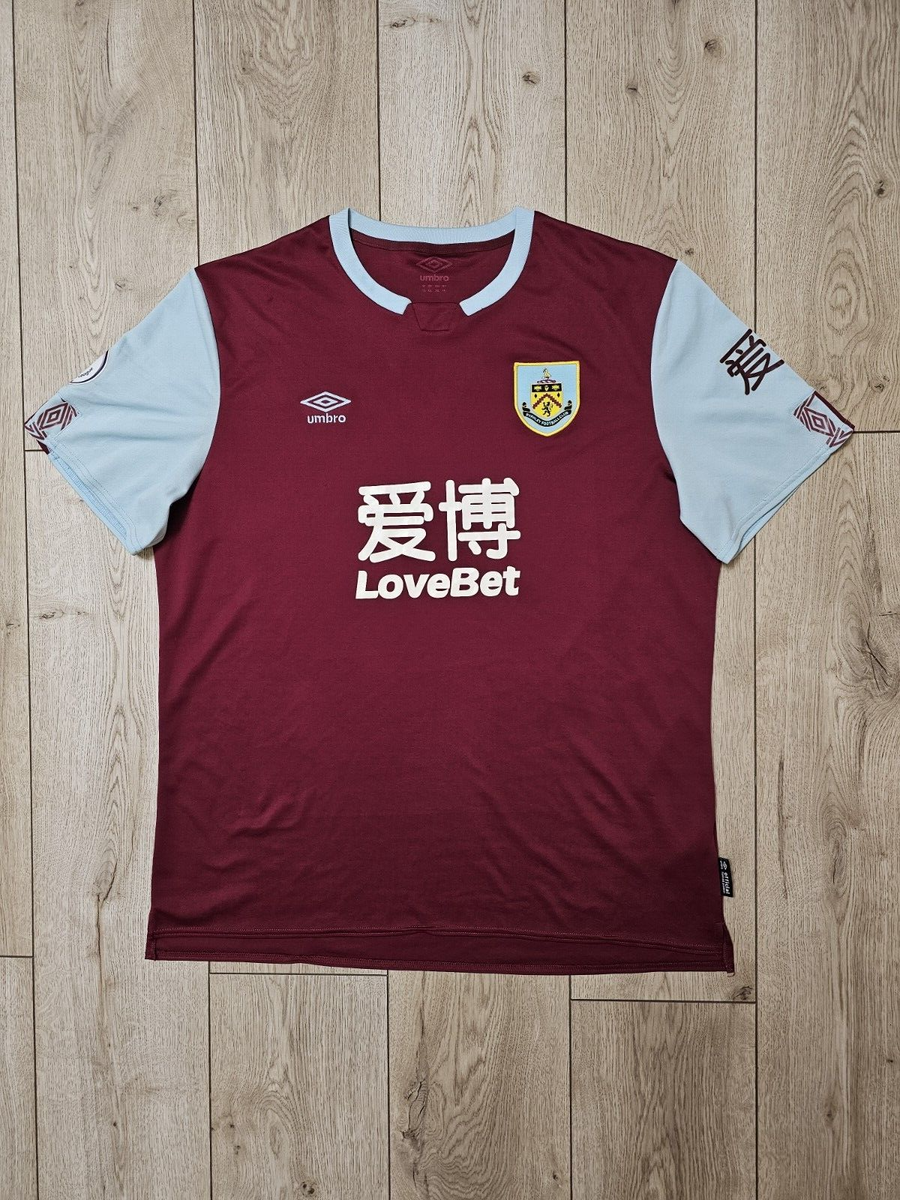 BURNLEY 2020 2021 HOME FOOTBALL SHIRT SOCCER JERSEY 2XL UMBRO | eBay