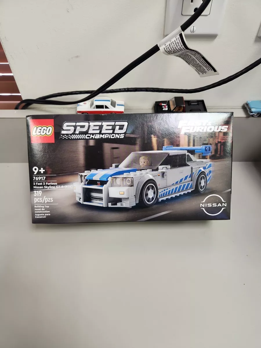 LEGO Speed Champions Fast N Furious Nissan Skyline GT-R R34 Paul Walker!