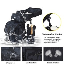 Tactical Drop Leg Bag for Metal Detecting & Outdoor Use - usage example