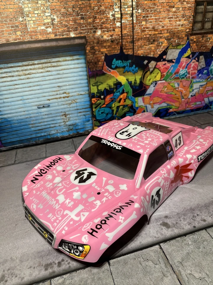 Custom Traxxas Slash 1/10 Ken Block Hoonigan RC Truck Body Hoonipig - Image 2 of 4
