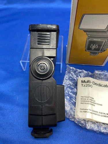 Achiever TZ250 flash multi-dedicated auto thyristor camera flash in original box - Picture 5 of 10