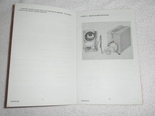Bird Corp Termaline Wattmeter Models 6104,6154,6155,6156 Instruction Book - Picture 2 of 3