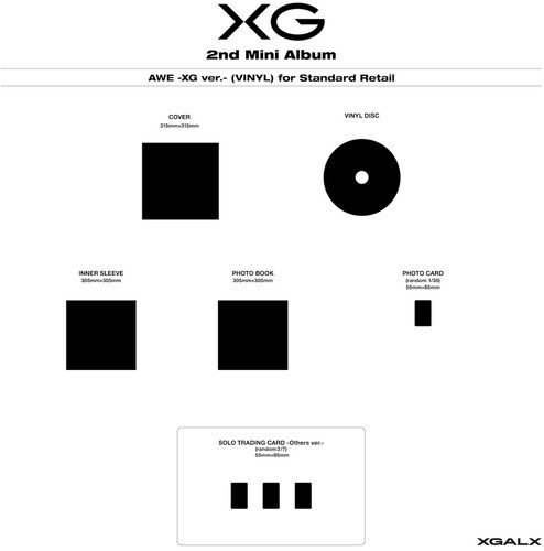 洋楽 XG 2nd Mini Album AWE - XG ver. VINYL AWE -XG ver.- (VINYL) – XG OFFICIAL US SHOP
