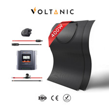 Voltanic Flexible Solar KIT 115W 200W 320W 400W Full Black HPBC | Campervan/Boat
