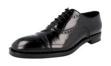 PRADA WELT SEWN Full Brogue Oxford Dress Shoes 2EA135 Black - US 11.5 EU 44,5
