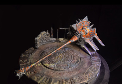 Customized 1/6 WOW Bolvar Fordragon hammer accessories With no platform