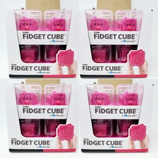 ZURU Fidget Cube Lot of 4 : 12-Count Display Boxes - 48 PINK Cubes - NEW!!