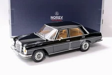MERCEDES BENZ 280 SE W108 1968 BLACK NOREV 183762 1/18 METAL 280SE