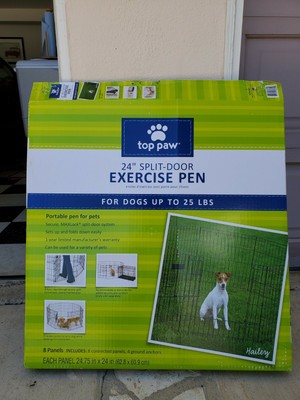 top paw 36 inch split door exercise pen