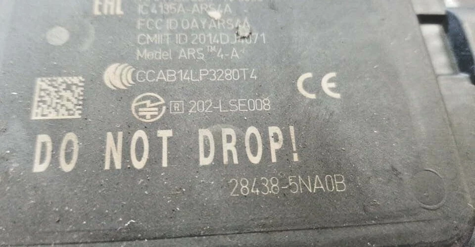 28438-5NA0B Infiniti QX50 2019-2021 Adaptive Cruise Distance sensor - Image 2 of 3