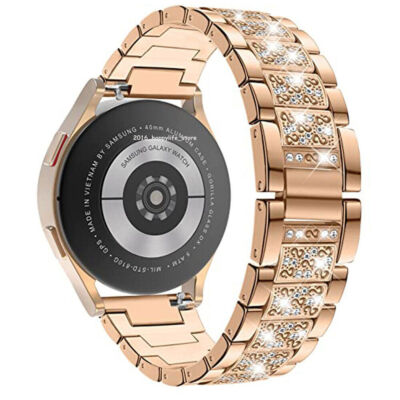 Bling Stainless Steel Strap for Samsung Galaxy Watch 4 5 6 7 FE 40/44MM 5 Pro 45