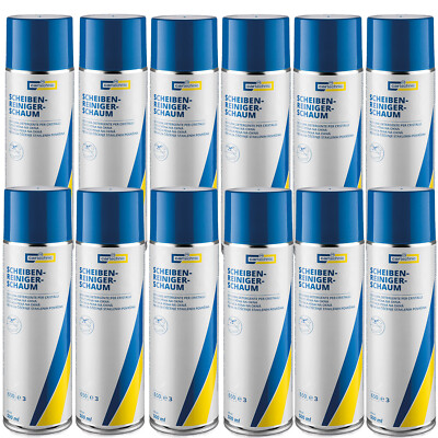 12x Cartechnic Scheibenreiniger-Schaum Aktivschaum Glasreiniger 500ml