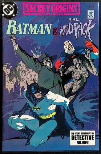 SECRET ORIGINS VOL. 3 #44 ~ VF/NM 1989 DC COMICS ~ KEVIN NOWLAN BATMAN COVER