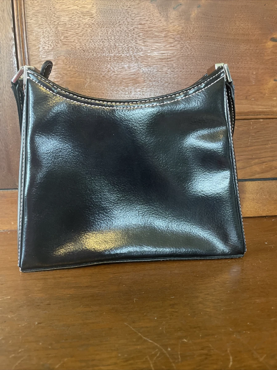 Black Liz Claiborne Accessories Purse W/ Pink Interior | eBay