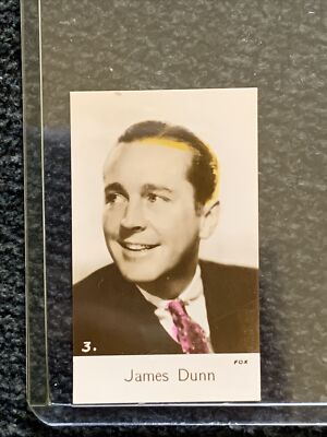 1935 Bridgewater Film Stars 4th Series #3 James Dunn M3 (A)