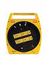6 Outlet Cable Reel 16/3 25 ft. Extension Cord 13 AMP, 125 Volt, 1625 Watt by