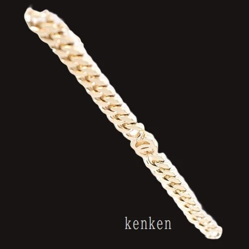 CHANEL Bracciale Braccialetto AUTENTICO Coco CC Catena Medaglia Logo kenkenjp Kihei Raro 19cm