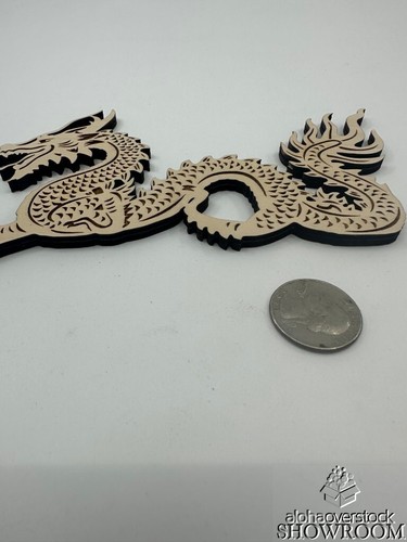 Drago Inciso Ricordo in Legno - Edizione Limitata 2024 Memento Made in Hawaii - Foto 4 di 6