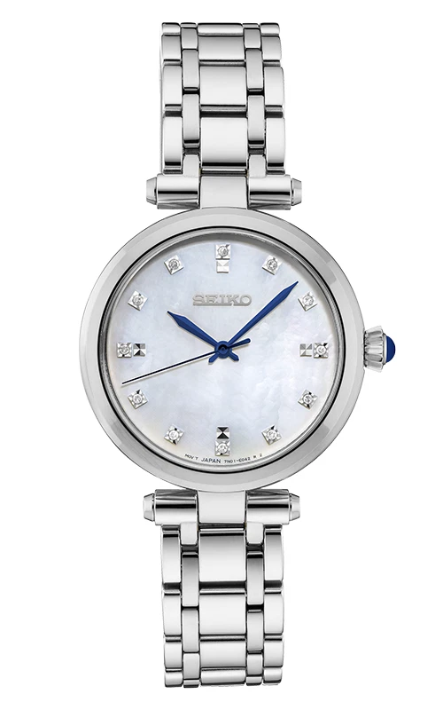 Seiko mother of pearl shop diamond watch