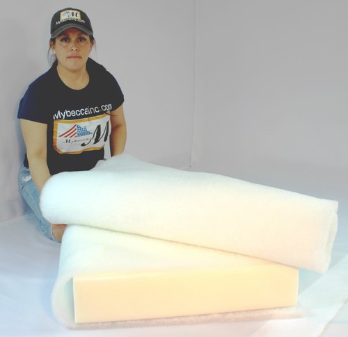 Mybecca 36 inch Wide Bonded Dacron Upholstery Grade Polyester Batting by 5 yards - 第 6/12 張圖片