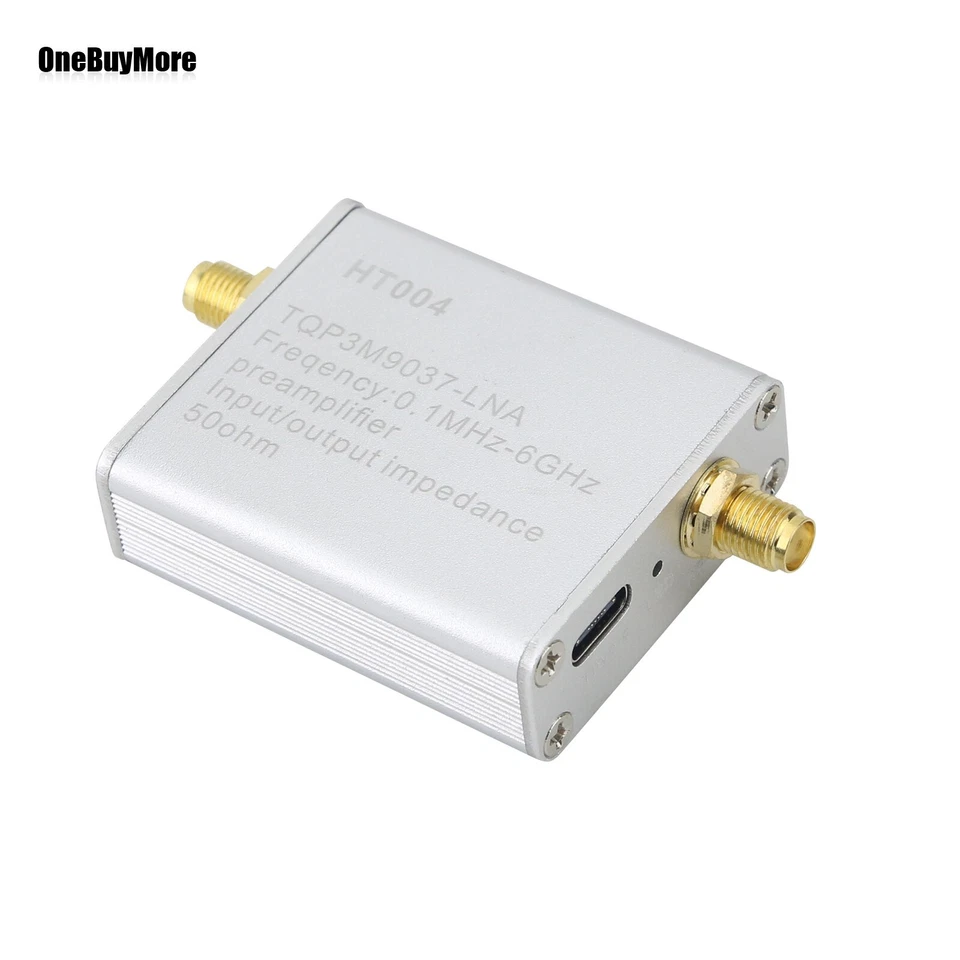 HT004 0,1MHz-6GHz Full Band Verstärkermodul 20DB mit USB Kabel für SDR Empfänger - Bild 4 von 4