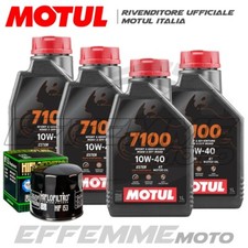 Tagliando DUCATI Monster 695 2006 2007 2008 (4 MOTUL 7100 10W40 + Filtro olio)