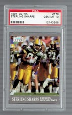 STERLING SHARPE 1991 ULTRA #178 PSA 10 GEM MT GREEN BAY PACKERS HOF