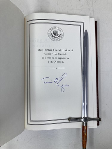 Going After Cacciato by Tim O'Brien Signed First 1st Ed Easton Press LN HC 2006 - Picture 4 of 9