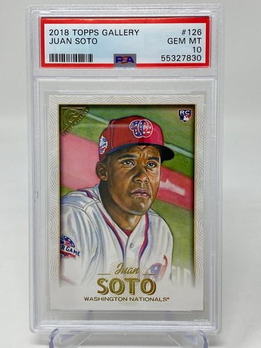 2018 Topps Gallery #126 Juan Soto Rookie Card - PSA 10 - Picture 12 of 12