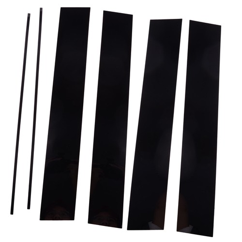 6pcs Gloss Black Pillar Post Door Trim Cover Fit For Honda Odyssey 2005-2010