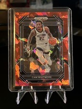 Cam Whitmore 2023-24 Prizm Draft Picks RED CRACKED ICE PRIZM Rookie Card #98. rookie card picture