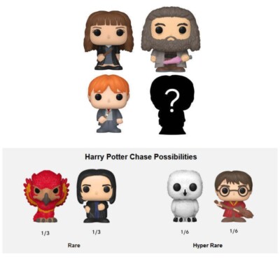 Funko Bitty Pop HP GOF - Harry 4pket Une Mini-Figurine Mystère en