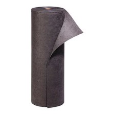 Pig Mat137 Sorbent Roll, 20 Gal, 30 In X 150 Ft, Universal, Gray, Polypropylene