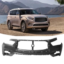 Front Bumper Cover For 2018-2024 Infiniti QX80